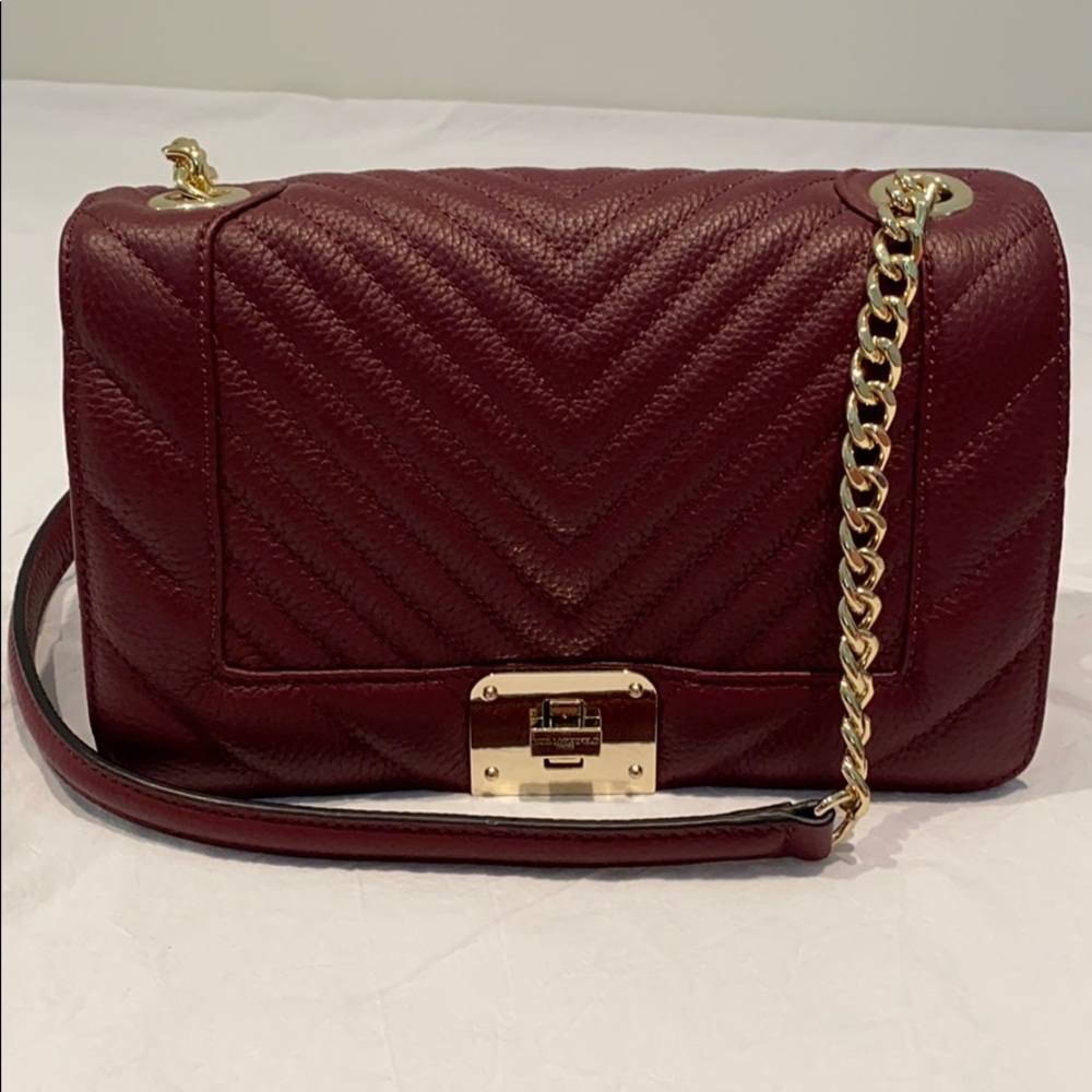 Karl Lagerfeld Lara Leather Shoulder Bag